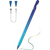 TiMOVO Stylus Pen for iPad, Pencil 2nd Generation with Palm Rejection for 2018-2025 11th/10th/9th/8th/7th Gen, Pro 13"/11"(M4)/12.9", iPad Air 11"/13" (M3/M2), Mini 7/6th, Blue