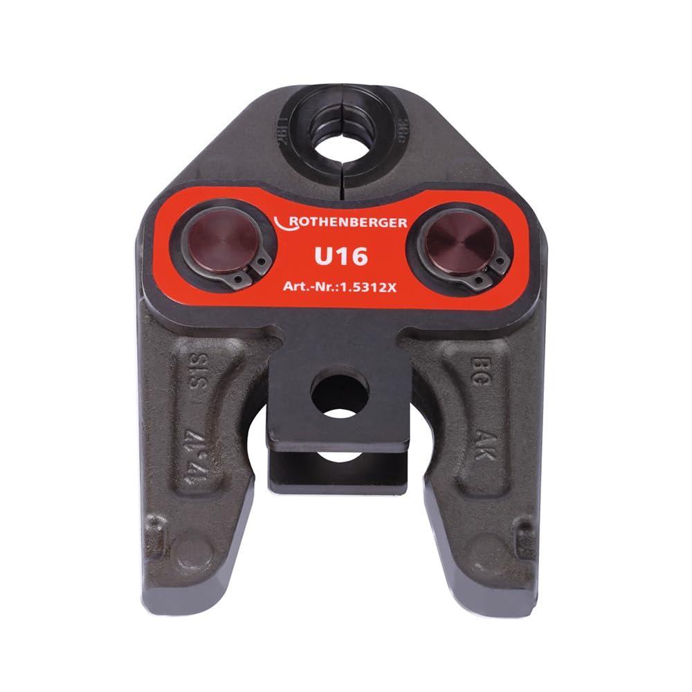 ROTHENBERGER Press Jaw Standard U16 | 015312X | Pressing Jaw for Press Fittings