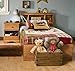 South Shore Kids Twin Wood Captain's Bed 3 Piece Bedroom Set in Country Pine