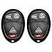 qualitykeylessplus 2 4 Button Car Replacement Remote for FCC ID: L2C0007T Key Fob Free KEYTAG