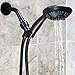 6 Function Handheld Shower Head Kit - High Pressure, Removable Hand Held Showerhead With Hose & Mount And Adjustable Rainfall Spray, 2.5 GPM - Oil-Rubbed Bronze