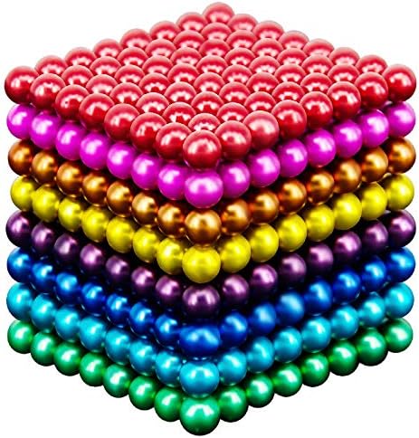 5MM 512 Pieces Fidget Magnetic Blocks for ADHD & Autism, Puzzle Magic Sculpture Building Block Toys for Children Intelligence Learning & Office Toy for Adults Stress Relief, Best Birthday Gift