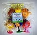 Emoji Movie Collectible Figures Set | Poop Devil Smiley Meh High5 Jailbreak | Heavy High Quality Toys | 3 Inch Each 6 Piece Dolls + 3D Stickers | By ToysOutLet_USA