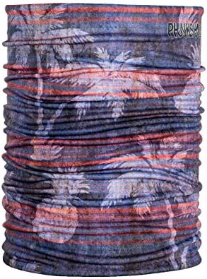 Phunkshun Wear - Double Layer Neck Tube - Hawaii Red Navy