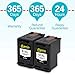 Kogain Remanufactured for HP 61 61XL Ink Cartridges 2 Black, High Yield Work with HP Envy 4500 5530 5534, OfficeJet 2620 4630 4635, DeskJet 1000 1512 2510 2540 3050a 3510 Printer