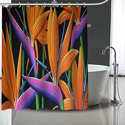 X Xz Curtain Bird Of Paradise Flower Shower Curtain Modern Fabric Bath Curtains Home Decor Curtains More Size Custom Your Image Color 9 Size 60x79inch Buy Online At Best Price In Uae
