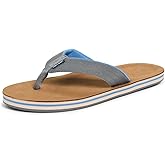 Hari Mari Men's Scouts Flip Flops, Gray, 8 Medium US