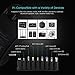 DIGOO DG-UA10 Universal Charger Travel Adapter for AC/DC3-12V Household Electronics, Multi Voltage Switchable Power AC Adapter Supply, 18W 3V 4.5V 5V 6V 7.5V 9V 12V, US Adapter+10Tips+ Micro USB Plug+