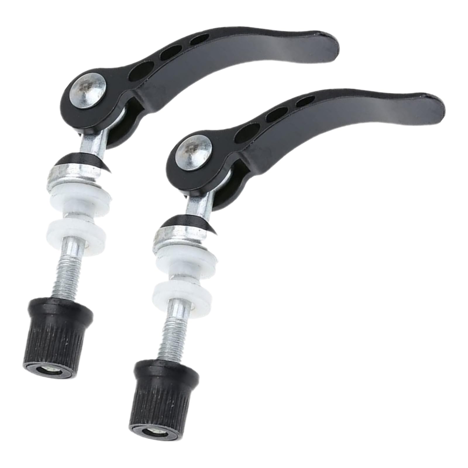 XINGYUXUXIN 2 Pcs Bicycle Seatpost Clamps Aluminum Alloy Bike Seat Clamps Quick Release Skewer Bolt Clips for Folding Bicycle Mountain Bike