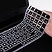 for HP Silicon Keyboard Cover Skin New 15.6-Inch HP Pavilion 15-ab 15-ac 15-ae 15-af 15-an 15-ak 15-ay 15-ax 15-as 15-ba 15-bc 15-bk Series, HP Envy x360 m6-ae151dx m6-p113dx m6-w US Layout (Black)