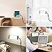 Long Arm Lazy Mobile Phone Gooseneck Stand Holder Stents Flexible Bed Desk Table Clip Bracket Cradle for Android Phone iPhone iPad Black
