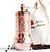 Bazaar Anatolia Pepper Grinder, Spice Grinder, Turkish Grinder, Pepper Mill (Copper, 4.2