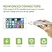 Aonlink iPhone Charger Cable, 3Pack 3FT 6FT 10FT Nylon Braided Lightning to USB Cord with Aluminum Connector for iPhone 7/7 Plus/6s/6s Plus/6/6Plus/5s/5c/5, iPad/iPod Models-Gray