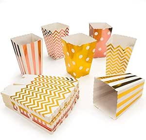 MOSRACY Caja de Palomitas de Maíz 54 Piezas para Navidad ...