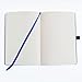 RICCO BELLO Dot Grid Notebook with Pen Loop / 5.7 x 8.4 inches (Royal Blue)