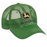 John Deere Green Full Mesh Trucker Cap