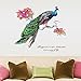 Wall Stickers,GOODCULLER DIY Chinese Style Peacock Environment Layout TV Background Wall Decoration Removable Wall Stickers Home Decor