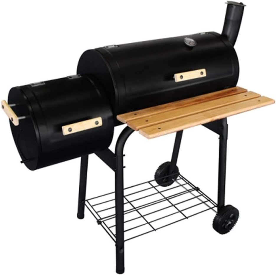vidaXL Smoker BBQ (wood shelf) Alabama Amazon.co.uk Kitchen & Home