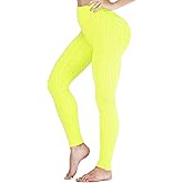 AIMILIA Butt Lifting Anti Cellulite Leggings for Women High Waisted Yoga Pants Workout Tummy Control Sport Tights