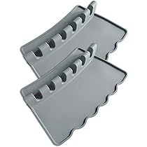 2 Supports Pour Pinceaux En Silicone Lavable - 8 Emplacements Chacun - Pour Peinture Acrylique, Huile, Aquarelle