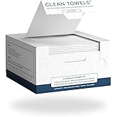 Clean Skin Club Clean Towels™, 100% USDA Biobased Dermatologist Approved Face Towel, Disposable Clinically Tested Face Towele