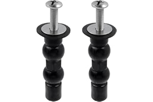 Pastlla 2 Pack Top Mount Toilet Seat Hardware Replacement, Toilets Seat Expansion Screw, Expanding Rubber Bolt Top Nuts Set f