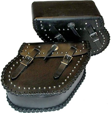Matous Leather GoRider Premium Universal Bolt-On Motorcycle Saddlebags