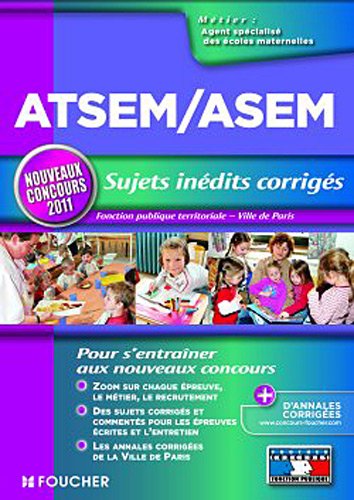 ATSEM/ASEM Sujets inédits corrigés (French Edition) by (Paperback)