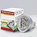 TORCHSTAR 10-Pack Dimmable 12V 4W MR16 LED Bulbs - 3200K Warm White LED Spotlights - 50Watt Equivalent - 330 Lumen 60 Degree Beam Angle