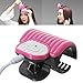 iBang Portable Instant Heat Hot Roller Clip temp. 80℃ 176℉ - Natural Wave Hair Bang Curler for Travel Work at voltage,ampere 5V,2A, not 5V,1A (Rose Pink)