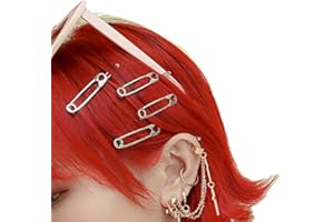 GGOOB Gothic Hair Pin Set - 12 Pack Alt Hair Accessories for Goth Style