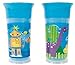 Sassy 9oz Insulated Grow Up Cup 2pk, Blue/Blue, 9 Ounce