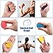 Kootek HS010 Hand Grip Strength Trainer - 5 Finger Loop Resistance Bands 3 Stress Relief Therapy Balls 2 Hand Squeeze Rings