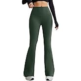 COPYLEAF Flare Leggings for Women High Waist Yoga Pants with Pockets Tummy Control Workout Gym Bootcut Leggings