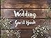 Wedding Guest Book: Light White Flower Rustic Chic Design - Guest Book For Memorail / Messages Book / Advice / Events and More - 8.25"x6" (Volume 3) primary