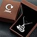 OSIANA Birth Month Flower Necklace for Women 18K Plated Gold Dainty Disc Disk Photinia Coin Pendant Minimalist Floral Necklace Classic Birth Flower Necklace Delicate Personalized Gift For Her