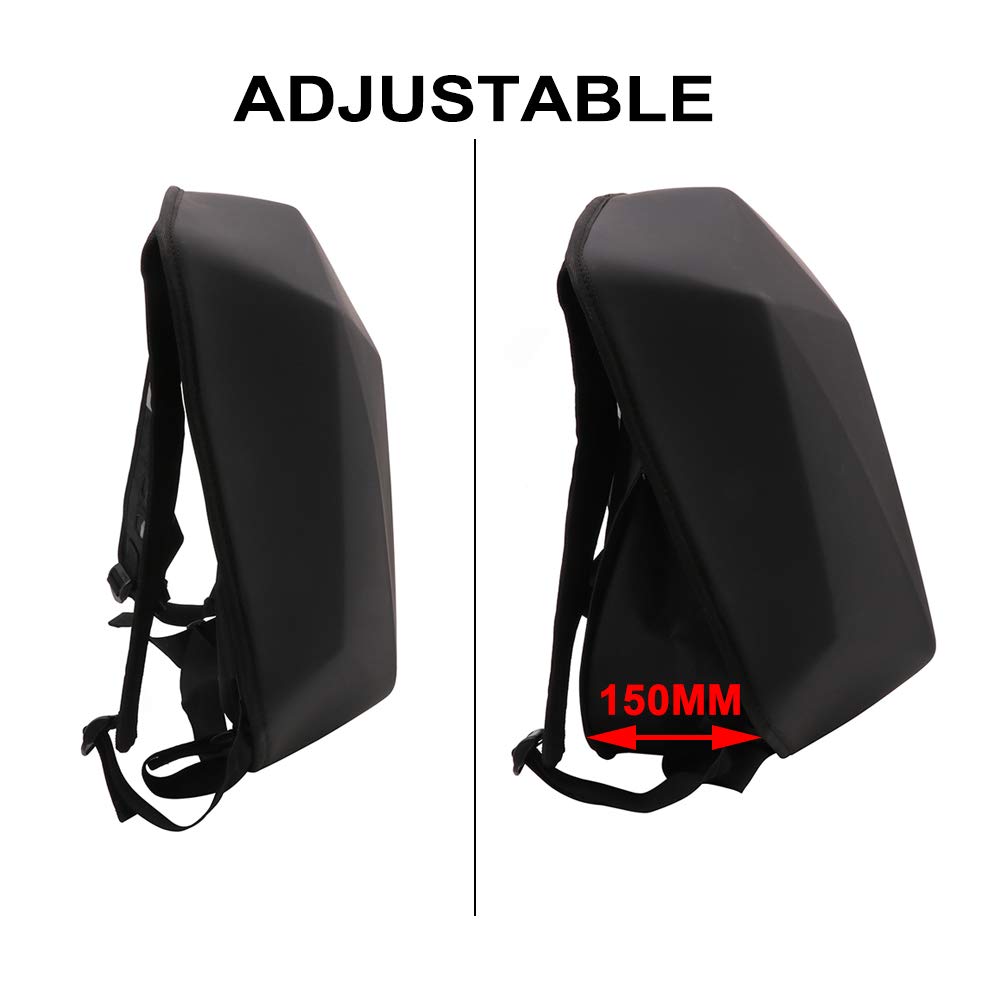 Motorcycle Backpack Hard Shell Carbon Fiber Waterproof 30L Large Capacity