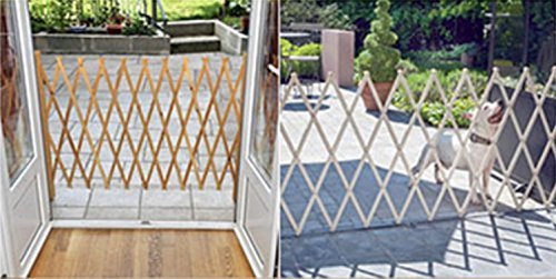 Withjenny Easy Swing and Lock Wood Gate (Small)