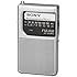 Sony ICF-S10MK2 Pocket AM/FM Radio, Silver