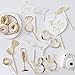 Ginger Ray Gold Foiled Wedding Photo Booth Props Fun Decoration 10 Pack