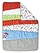 Trend Lab Dr. Seuss Cat in The Hat 3 Piece Crib Bedding Set, Green/Blue/Gray