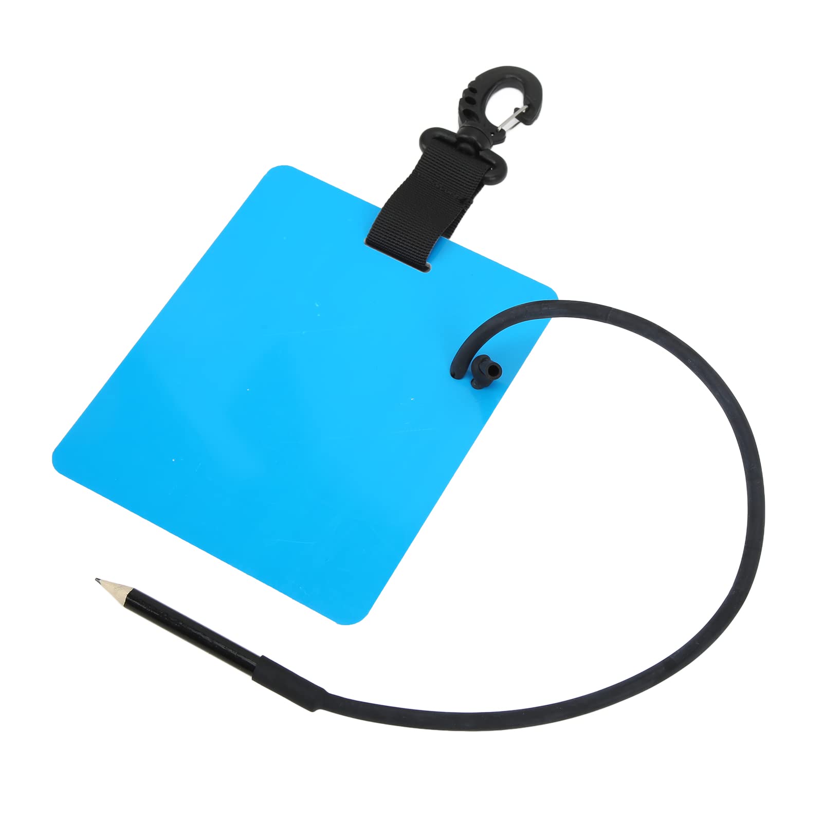 POENVFPO Underwater Writing Slate, 360° Rotating Buckle, PC Dive Write Board with Pencil for Divers to Write (Small size 127 * 153 * 3mm)