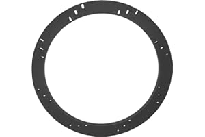 MJM CAR SPEAKER ADAPTERS 8" Subwoofer Speaker Spacer Depth Extender Extending Ring - 1" thick - ID: 7 1/8" OD: 8 7/8" - SSK8XXKQS - Stackable - Perfect Compatible With Framing Fiberglass Enclosures