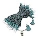 Novelty Lights 50 Feet 100 Bulbs Traditional Incandescent Mini Lights, Clear on Green Wire with 6