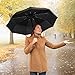 Compact Travel Umbrella, Windproof with Teflon Coating - Discover the Ultimate in Rain, Golf and Weather Protection