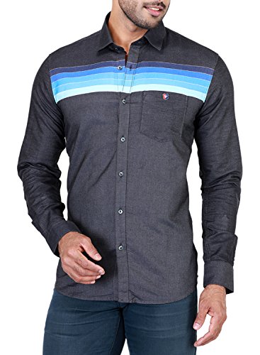 Blue Classic Regular fit Shirt for Men 