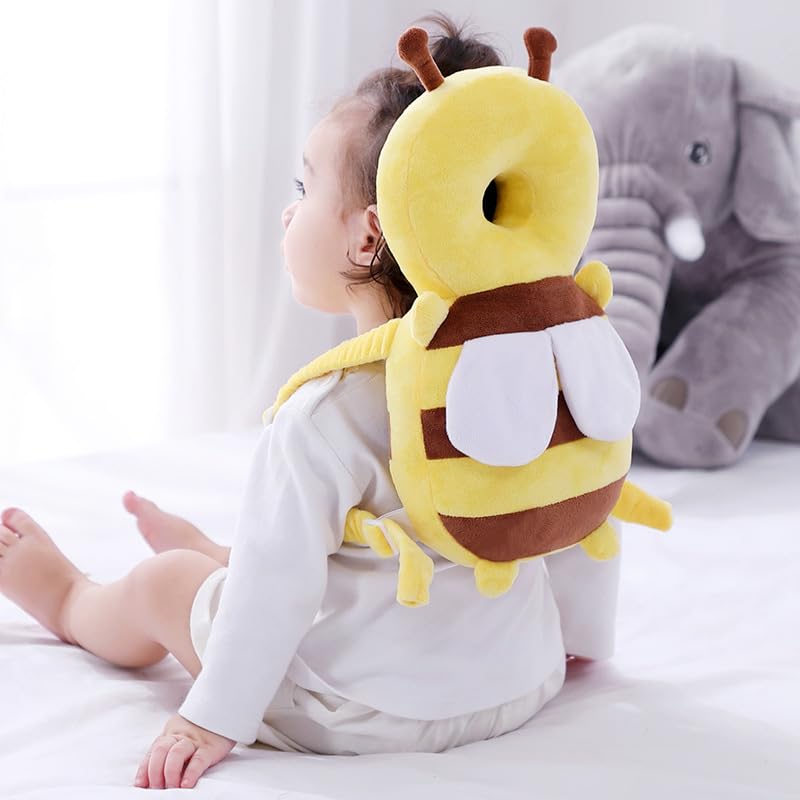 Baby Head Protection Cushion, Baby Head Protector, Backpack Cushion for Toddlers, Suitable for Children Learning to Crawl and Walk with Knee Pads