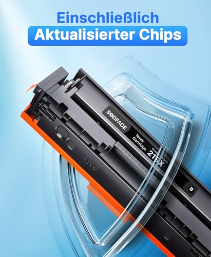 219X W2190X 219A MFP 3302FDWG Toner with Chip Compatible with HP 219X 219A Toner for Color LaserJet Pro MFP 3302FDWG 3302SDWG 3302FDNG 3302FDW 3302SDW 3302FDN (Black Cyan Yellow Magenta, Pack of 4)