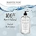 Majestic Pure Aftershave Splash with Organic Aloe, Witch Hazel, White Willow, and Tea Tree, 8 fl Oz
