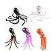 East Rain Artficial Octopus Swimbait with Skirt Tail Lingcod Rockfish Jigs for Saltwater Fishing Big Game (PVC,3.54/7.87/9.45inch,0.81/6.35/9.88oz,Mulit-Colors Option)